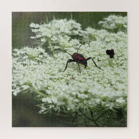 虫オンエルダーフラワージグソーパズル ジグソーパズル (縦)