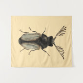 虫カッコいい虫の恋人entomology art タペストリー (正面(横))