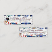 虫カラフル虫お洒落芸術 スキニー名刺 (正面/裏面)