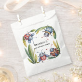 虫カラフル虫2位。誕生日パーティー フェイバーバッグ (クリップ留めされた状態)