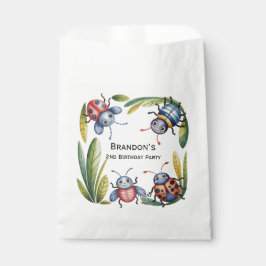 虫カラフル虫2位。誕生日パーティー フェイバーバッグ