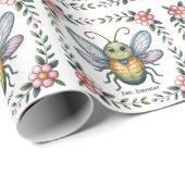 虫カラフル虫2位。誕生日パーティー ラッピングペーパー (ロールコーナー)