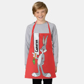 虫バニー™にんじん エプロン (着用した状態)