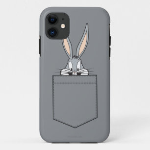 虫バニー™ポケットから覗き込み iPhone 11 ケース