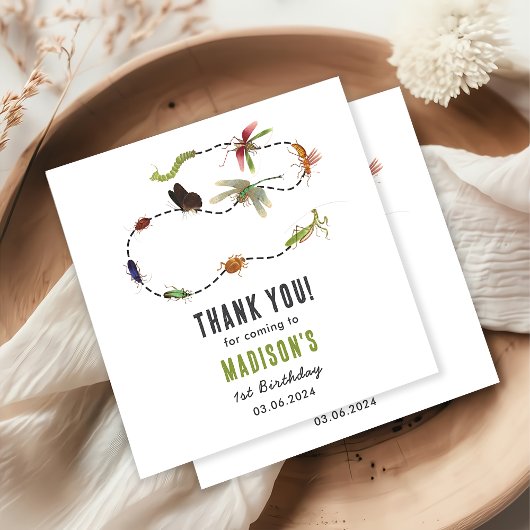 虫ヴィンテージ誕生会 スタンダードカクテルナプキン