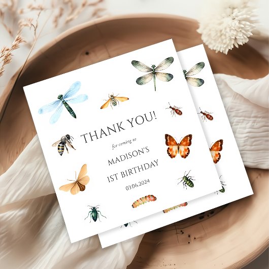 虫ヴィンテージ誕生会 スタンダードカクテルナプキン