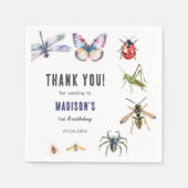 虫ヴィンテージ誕生会 スタンダードカクテルナプキン (正面)