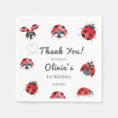 虫ヴィンテージ誕生会 スタンダードカクテルナプキン (正面)