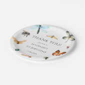 虫ヴィンテージ誕生会 ペーパープレート (アングル)