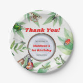 虫ヴィンテージ誕生会 ペーパープレート (正面)