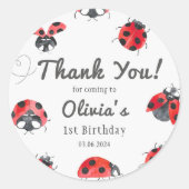 虫ヴィンテージ誕生会 ラウンドシール (正面)