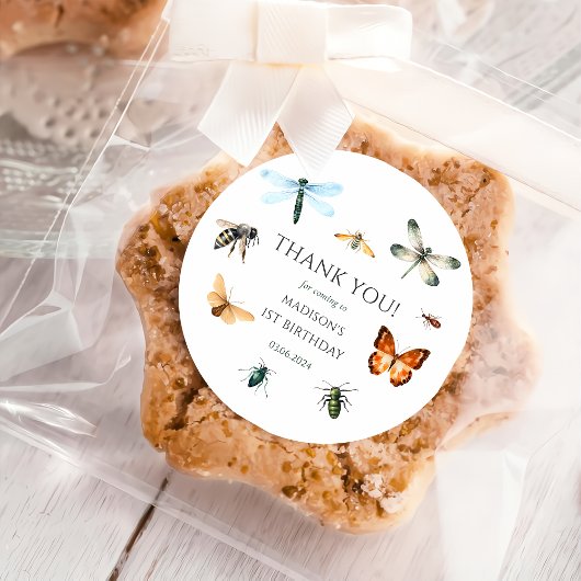 虫ヴィンテージ誕生会 ラウンドシール