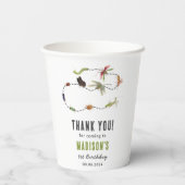 虫ヴィンテージ誕生会 紙コップ (裏面)