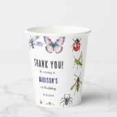 虫ヴィンテージ誕生会 紙コップ (正面)