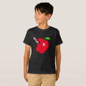 虫入りりんごキッズTシャツ Tシャツ (正面フル)