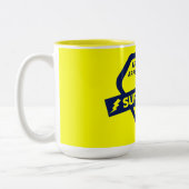 虫垂おもしろい除去外科虫垂切除術 ツートーンマグカップ (左)