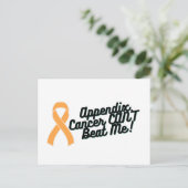 虫垂がんがビートできない ポストカード (スタンド正面)