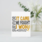 虫垂がんを克服私来が勝った ポストカード (スタンド正面)