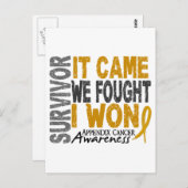 虫垂がんを克服私来が勝った ポストカード (正面/裏面)