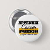 虫垂がん認識度 缶バッジ (正面&裏面)