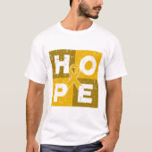 虫垂がんHOPEキューブ Tシャツ (正面)