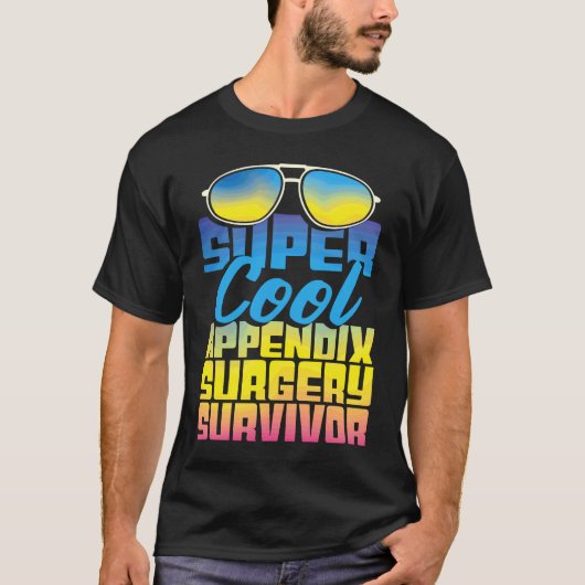 虫垂切除手術のサバイバー 回復おめでとう Tシャツ (正面)