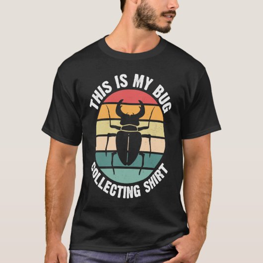 虫昆虫科学これは私の虫が外に集めている Tシャツ (正面)