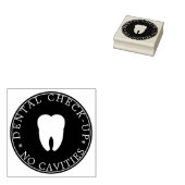 虫歯なし歯科チェック ラバースタンプ (押印)