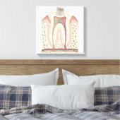 虫歯イラストレーション キャンバスプリント (インサイチュ (寝室))