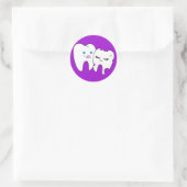 虫歯シール ラウンドシール (バッグ)