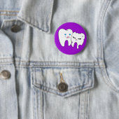 虫歯ボタン 缶バッジ (インサイチュ)