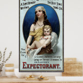 虫状虫類寄生虫及び肺医学1889 ポスター (キッチン)