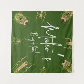 虫狩り 誕生日 手描き パーティー タペストリー (正面(横))