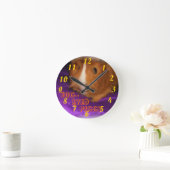 虫目豚用のピギーピギーピグ時計 ラウンド壁時計 (ホーム)