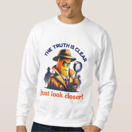 虫眼鏡でバナナ刑事 スウェットシャツ