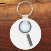 虫眼鏡 キーホルダー (正面)