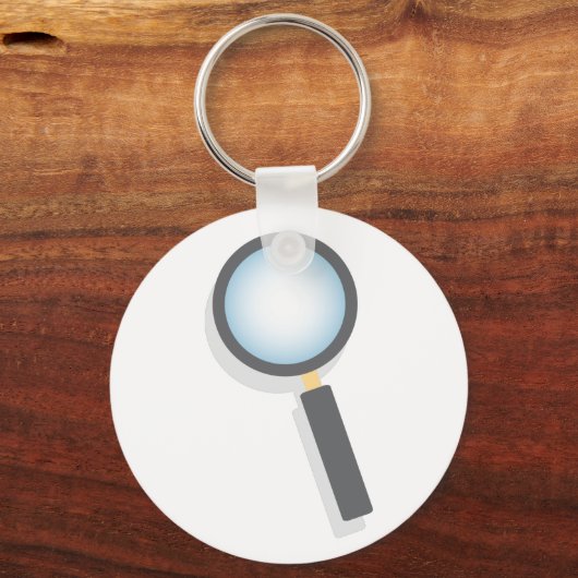 虫眼鏡 キーホルダー (正面)