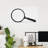 虫眼鏡 ポスター (ホームオフィス)
