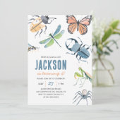 虫虫ボーイ誕生日 招待状 (スタンド正面)