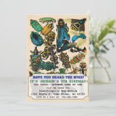 虫虫誕生日招待状 招待状 (スタンド正面)