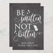 虫除けスプレーのデコー結婚ル記号を噛まない (正面/裏面)