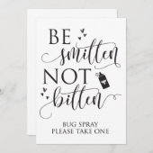 虫除けスプレーのデコー結婚ル記号を噛まない (正面/裏面)