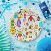 虫風変わり虫 ペーパープレート (パーティー)