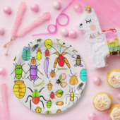 虫風変わり虫 ペーパープレート (パーティー)