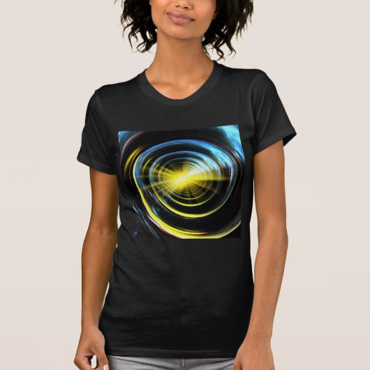 虫食い穴の宇宙 Tシャツ (正面)