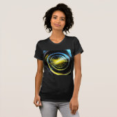 虫食い穴の宇宙 Tシャツ (正面フル)