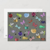 虫 ポストカード (正面/裏面)