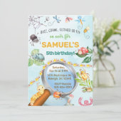 虫、虫の少年の誕生日の招待、バズクロール。 招待状 (スタンド正面)