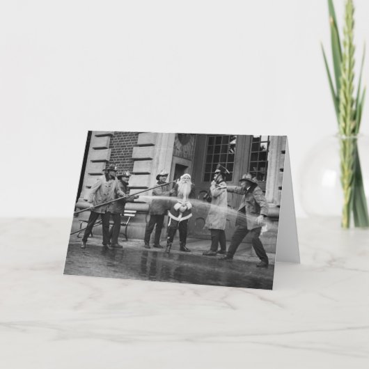 虱を駆除するサンタクロースの20年代 シーズンカード (正面)