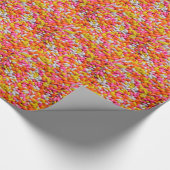 虹あめ豆カラフル菓子 ラッピングペーパー (角)